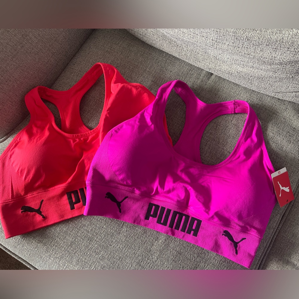 Set of 2 Puma Sports Bras. 1 NWT and one tried on but never worn. Both 2X